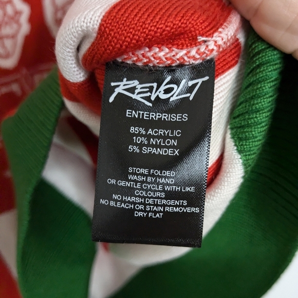 Revolt Sweaters‎ Small Ranboo Limited Edition Red Holiday Christmas Sweater - Picture 5 of 12